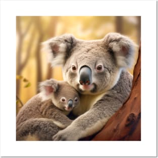 Koala Animal Wild Beauty Freedom Wilderness Enchanting Posters and Art